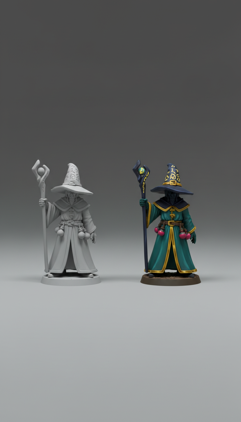 Wizard Apprentice Figurine Custom Set